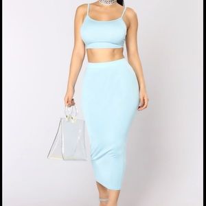 No manners skirt set